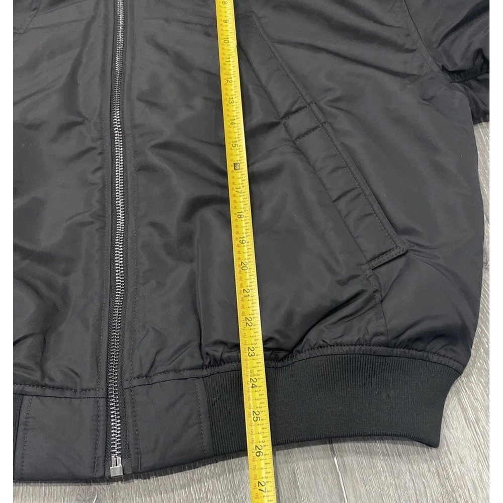 NWT G•Star Macro Balloon Bomber Dark Black Oversized Bomber Jacket Size M - Picture 16 of 16